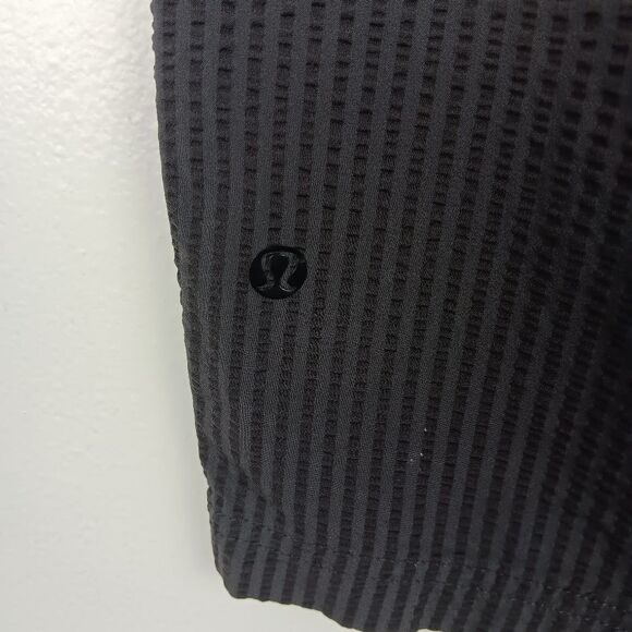 Lululemon Textured  Shorts Mens 36  Stretch Commission Golf Beach Grey - Picture 6 of 8